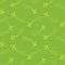 Bright cheerful background, seamless pattern, yellow stars with comets on a green background