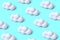 Bright clouds pattern background.