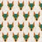 Bright colored abstract doberman polygonal seamless pattern back