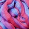 Bright colored merino wool for felting and needlework, hobby