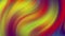 Bright colored seamless loop twisted gradient background.3d render rows colorful purple red yellow blue stripes rippling