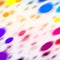 Bright Colorful Background with Bokeh Lights. Abstract Rainbow Colored Confetti for Parties, Celebrations and Carnivals