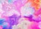 Bright Colorful Background with Watercolor Splashes. Abstract Holi Paint Texture. Rainbow Colored Banner Design