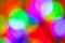 Bright colorful blurred bokeh closeup