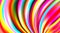 Bright colorful striped background with multicolor stripes. Vector pattern