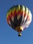 Bright colors flying in the skies at the Albuquerque International Balloon Fiesta