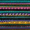 Bright colourful tribal seamless pattern