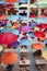 Bright colourful umbrellas