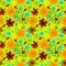 Bright and crazy summer pattern