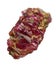 Bright crimson crystals of the mineral corundum (ruby)
