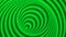 Bright and dark green circles forming hypnotizing abstract vortex leading deep inside