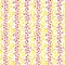 Bright delicious sweet cute lovely tasty yummy summer strawberries and banana pattern watercolor