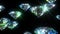 Bright Diamonds Looped animation. Luxury Background. HD 1080