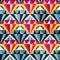 Bright diamonds seamless pattern