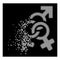 Bright Dissipated Dot Halftone Double Mistress Icon