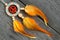 Bright dream catcher with an orange peace sign
