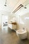 Bright elegant master bathroom
