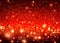 Bright and elegant red sparkly background with stars for Christmas. Generative AI