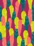 Bright exotic feathers seamless pattern, backdrop