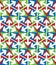 Bright extraordinary geometric seamless pattern