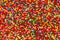 Bright festive background of multicolor candy