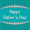 Bright Football Father`s Day card