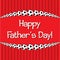 Bright Football Father`s Day card