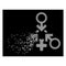 Bright Fractured Dotted Halftone Triple Penetration Sex Icon