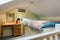 Bright furnished attic bedroom