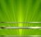 Bright green beams and silver stripes design