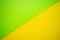 Bright green and bright yellow cardboard background