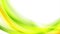 Bright green orange blurred waves video animation