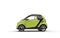 Bright Green Small Car