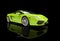 Bright Green Supercar