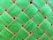 Bright green texture squares in a wicker basket background