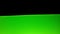 Bright green water shakes on a black background