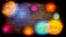 Bright Grunge Night Street Lights Blur City Romantic Light Background