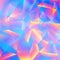 Bright Holographic Background. Colorful Vector Texture with Triangles