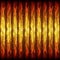 Bright Hot Seamless Pattern of Fiery Wave Lines for App, Program