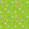 Bright illustrated seamless pattern with multi-colored gems