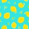 Bright lemon pattern.