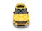 Bright lemon yellow modern SUV - top down front view