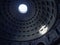Bright light through Pantheon roof