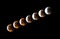 Bright lunar eclipse trail red moon breathtaking scenery night sky lucerne