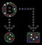 Bright Mesh 2D Bitcoin Cashflow with Flash Spots