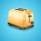 Bright Metal toaster. Vector Background