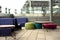 Bright modern deck seating pops