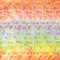 Bright modern seamless hand drawn pattern of confetti over blur rainbow. Watercolor pattern for kids textile, fabric prints, phone