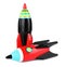 Bright modern toy rockets isolated