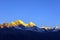 Bright Morning Mountain View in Nepalese Himalaya